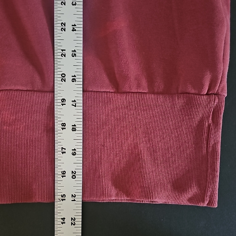 Adidas Women's Maroon Hoodie Size Small - Picture 5 of 6